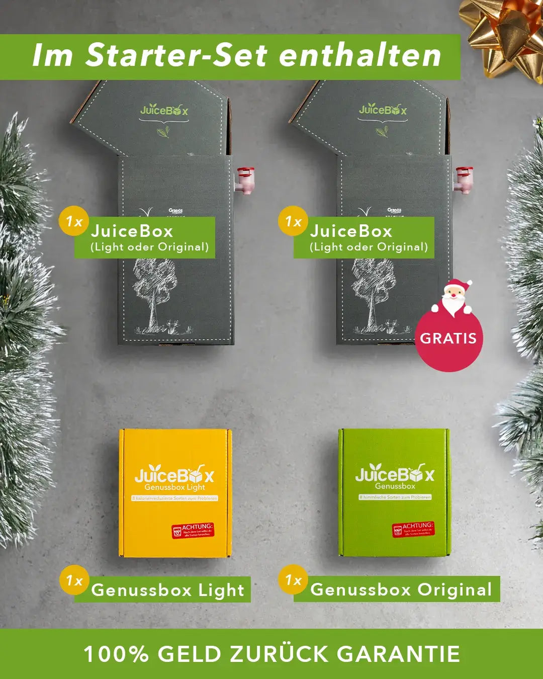 JuiceBox™ Weihnachts Starter-Set