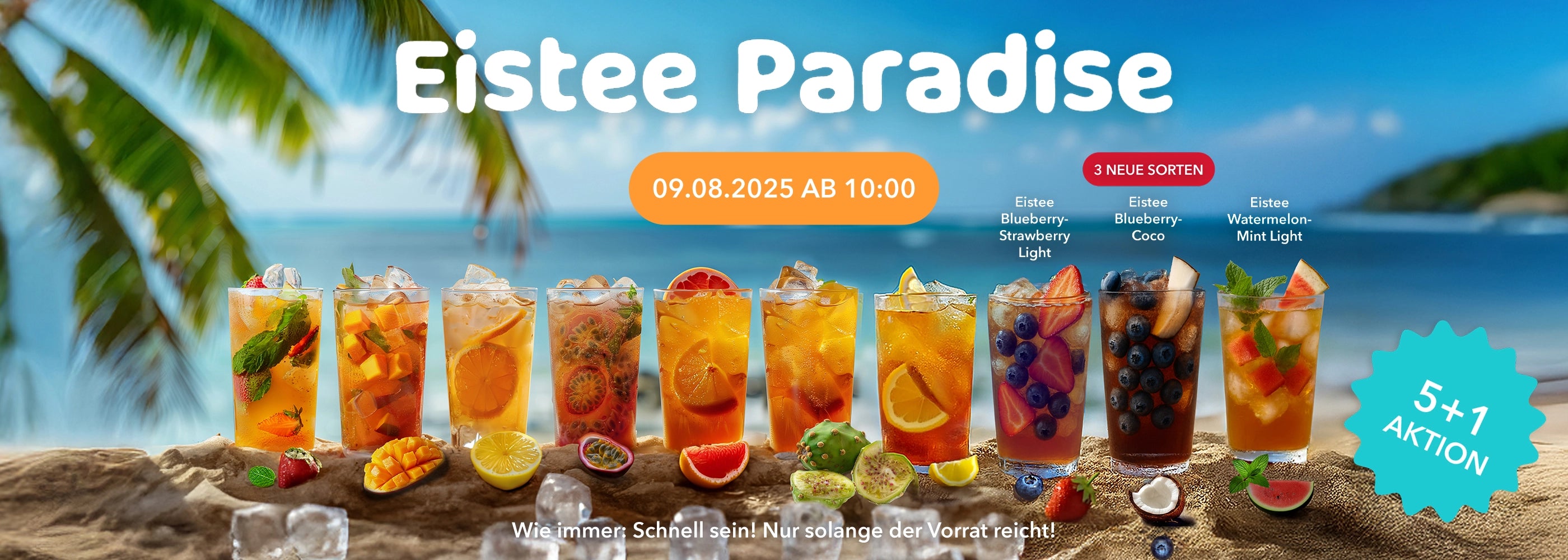 Promotion for free glass straws with purchase of four boxes on a green background.