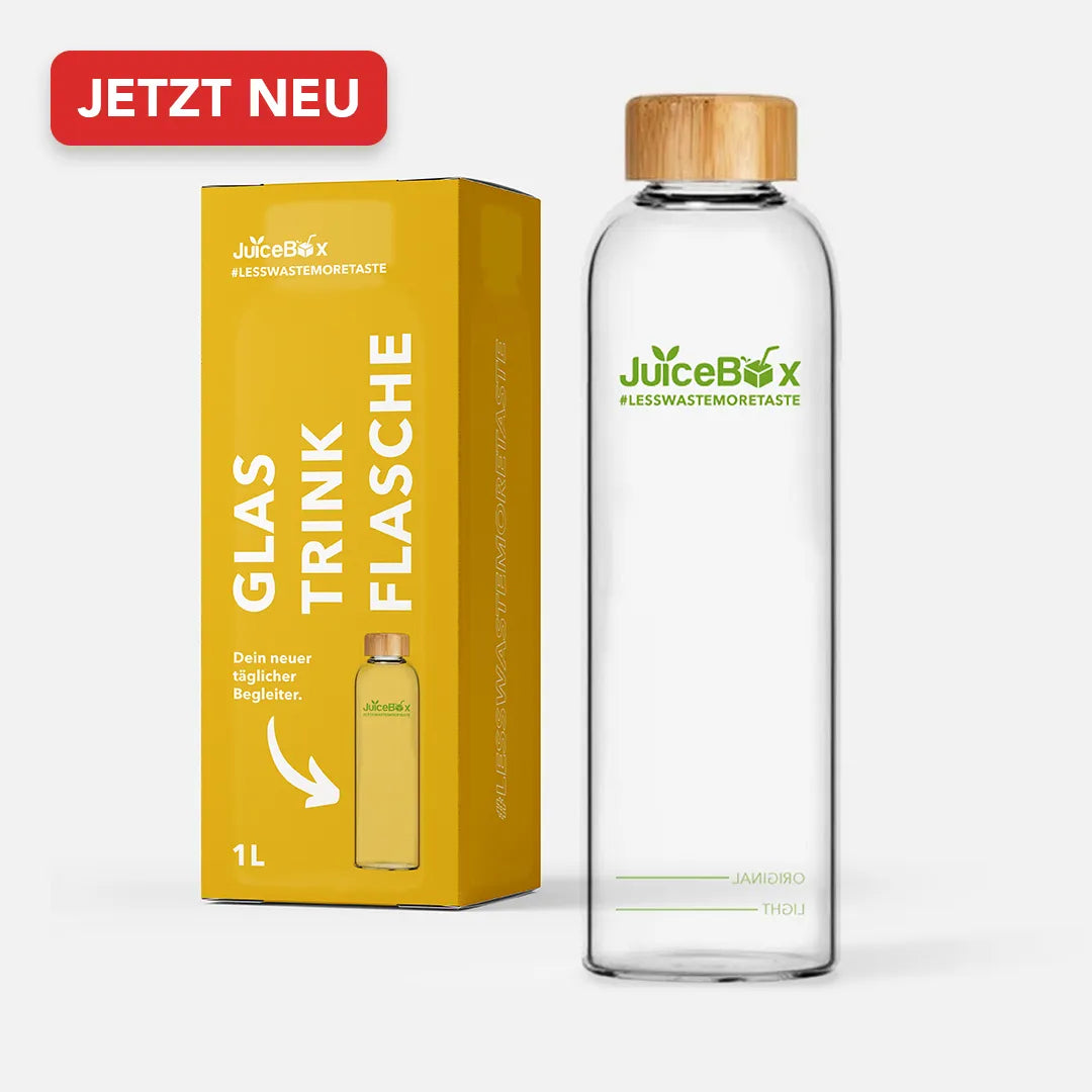 JuiceBox™ Glastrinkflasche