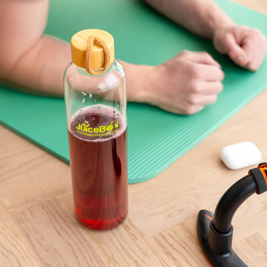 JuiceBox™ Glastrinkflasche