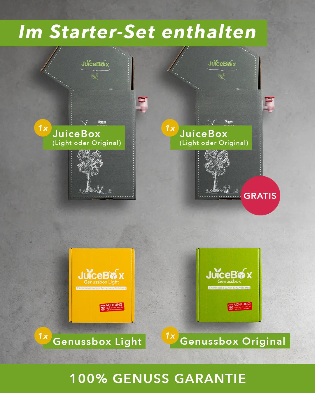 JuiceBox™ Starter-Set